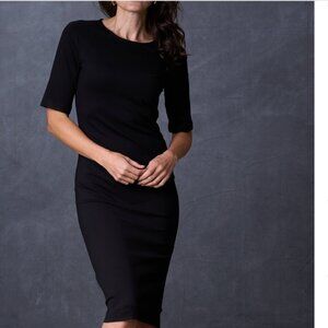NWOT Black Fitted Ashley Dress